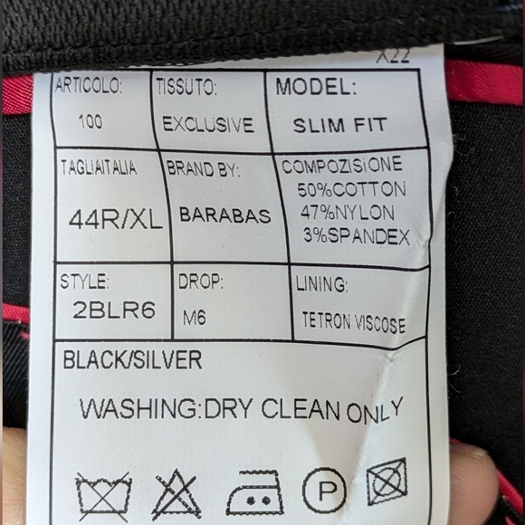 BARABAS Splendor Case Blazer, Black w/Silver Studs, XL - Picture 14 of 14